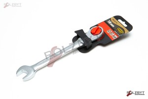 Modeco Klucz płasko-oczkowy z przegubem i grzechotka 18mm Expert