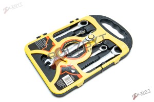 KLUCZE PŁASKO-OCZKOWE Z GRZECHOTKĄ 7 ELEM. 10359