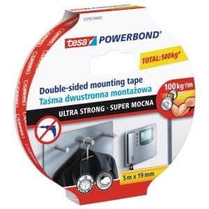 Taśma montażowa powerbond super mocna 5m:19mm TESA