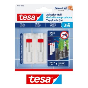 TESA GWOZDZIE SAMOPRZYLEP. REG. 2SZT DO 3KGDO PŁYTEK