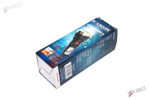 Polmark LATARKA LED CZARNA WIELOFUNKC. ŁADOWANA 1LED 1W + 8SMD LED 0.64W