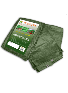 Plandeka wzmacniana green 6 x12m 90 g.