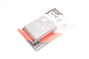 ZESTAW WIERTEŁ UNIWERS. Z UCHWYTEM HEX 4 SZT YATO