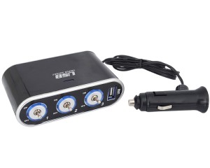 Rozgałęźnik gniazda zapalniczki USB 1000mA