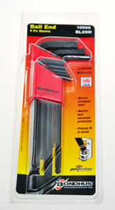 Zestaw kluczy imbusowych długich z końcówką kulistą 9 szt (1.5-10mm) BONDHUS