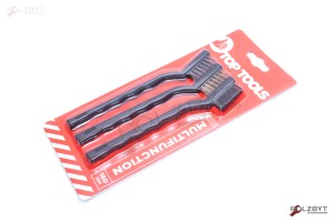 Szczotki 180 mm, miedź/stal/nylon, 3 szt.