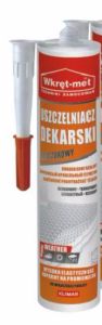 Uszczelniacz dekarski kauczukowy Wkręt-met 310ml. bezbarwny