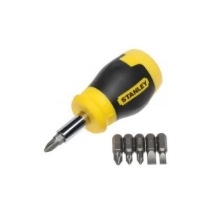 WKRĘTAK MULTIBIT KRÓTKI + 6 KOŃCÓWEK STANLEY 