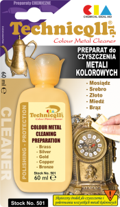 PREPARAT DO CZYSZCZENIA MOSIĄDZU 60ML preparat do czyszczenia mosiądzu P-501