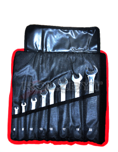 KLUCZE PŁASKO-OCZKOWE 6-22 MM 8 ELEM. POL JOBI 