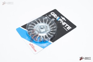 TOPEX Szczotka druciana tarczowa 115 mm xM14, INOX