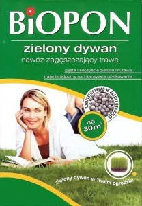 NAWÓZ DO TRAWNIKÓW 1KG ZIELONY DYWAN BIOPON