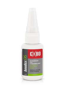 KLEJ CYJANOAKRYLOWY DO TWORZYW SZTUCZNYCH I GUMY BONDIX-06 20G