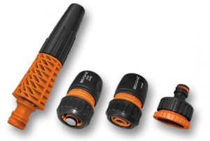 Zestaw zraszający 4-element. na wąż 3/4 