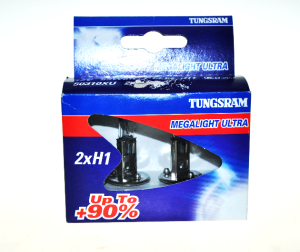 Żarówka 12v H1 55W Megalight +90% KPL