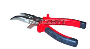 Szczypce wygięte 160mm profesjonalne, soft touch PROLINE