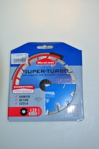 Tarcza diamentowa super turbo fi 125