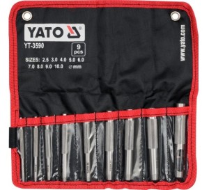 ZESTAW PRZEBIJAKÓW DO SKÓRY 9CZ. YT-3590