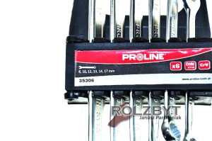 Klucze oczkowo-płaskie  SZT.6 (8-17MM), DIN 3113, CV, PROLINE