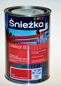 Podkład Urekor s-czerwony 1l ŚNIEŻKA