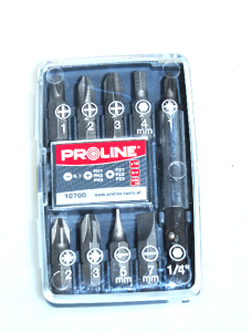 Zestaw końcówek z uchwytem magnetycznym PH,PZ,HEX) SZT.10 PROLINE