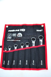 KLUCZE OCZK-PŁASK. Z GRZECH. 7SZT 8-19MM CV PROLINE HD