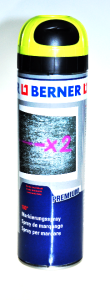 Spray do znakowania  premiumline 500ml 180 ŻÓŁTY  BERNER
