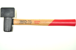 Młotek kamieniarski z osłoną gumową Juco 1.5kg