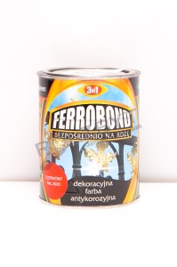 FERROBOND FARBA CZERWONY JASNY 0.8L