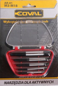 Wykrętaki urwanych śrub 5 szt