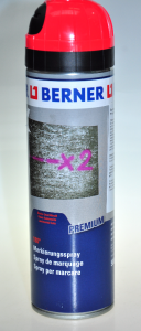 Spray  do znakowania premiumline 180 czerwony 500ml BERNER