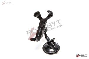 CARMOTIONA UCHWYT UNIWERSALNY DO SMARTFONÓW Z PRZYSSAWKĄ CZARNY