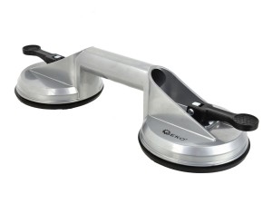 GEKO Przyssawka Uchwyt do szyb 2x115mm Aluminium