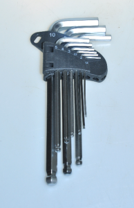 Klucze imbusowe z kulką komplet SZT.9 1.5-10MM CV PROLINE