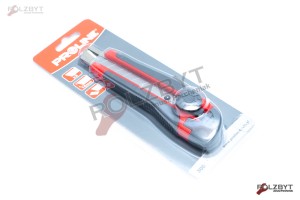 NOŻYK, OSTRZE ŁAMANE 18MM, MET. PROWADNICA, RĘK.GUM. PROLINE