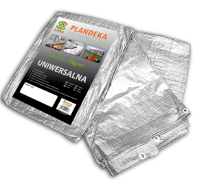 Plandeka wzmacniana SILVER 6 x 8m 120 g.